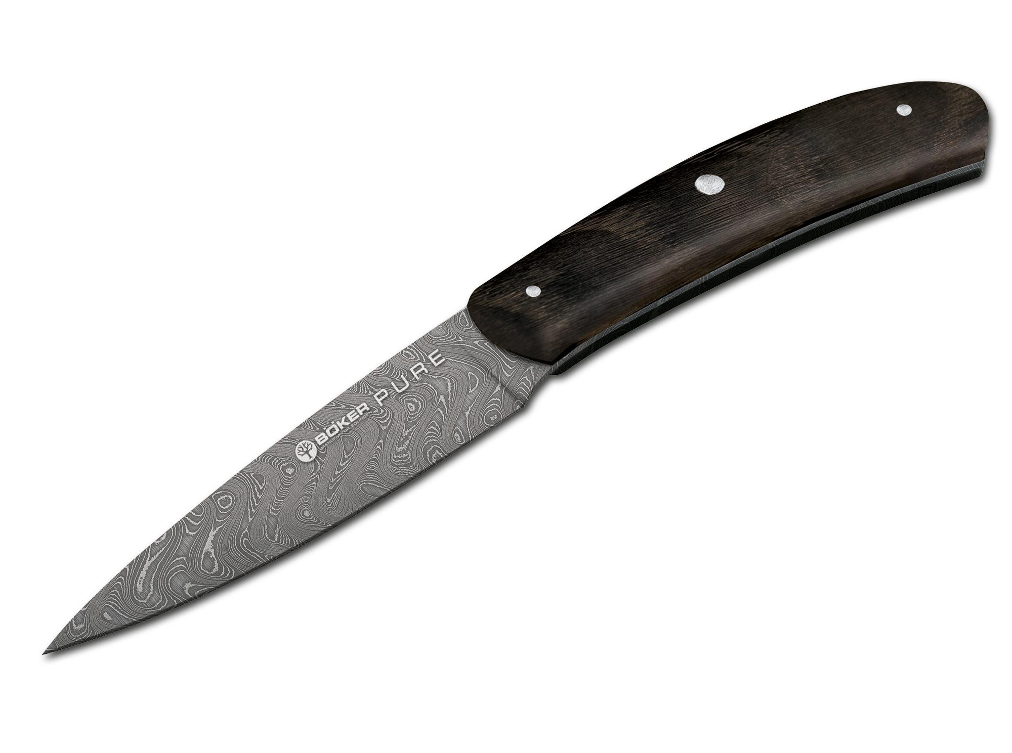 BOKER Damascus Pure Paring Knife, Black