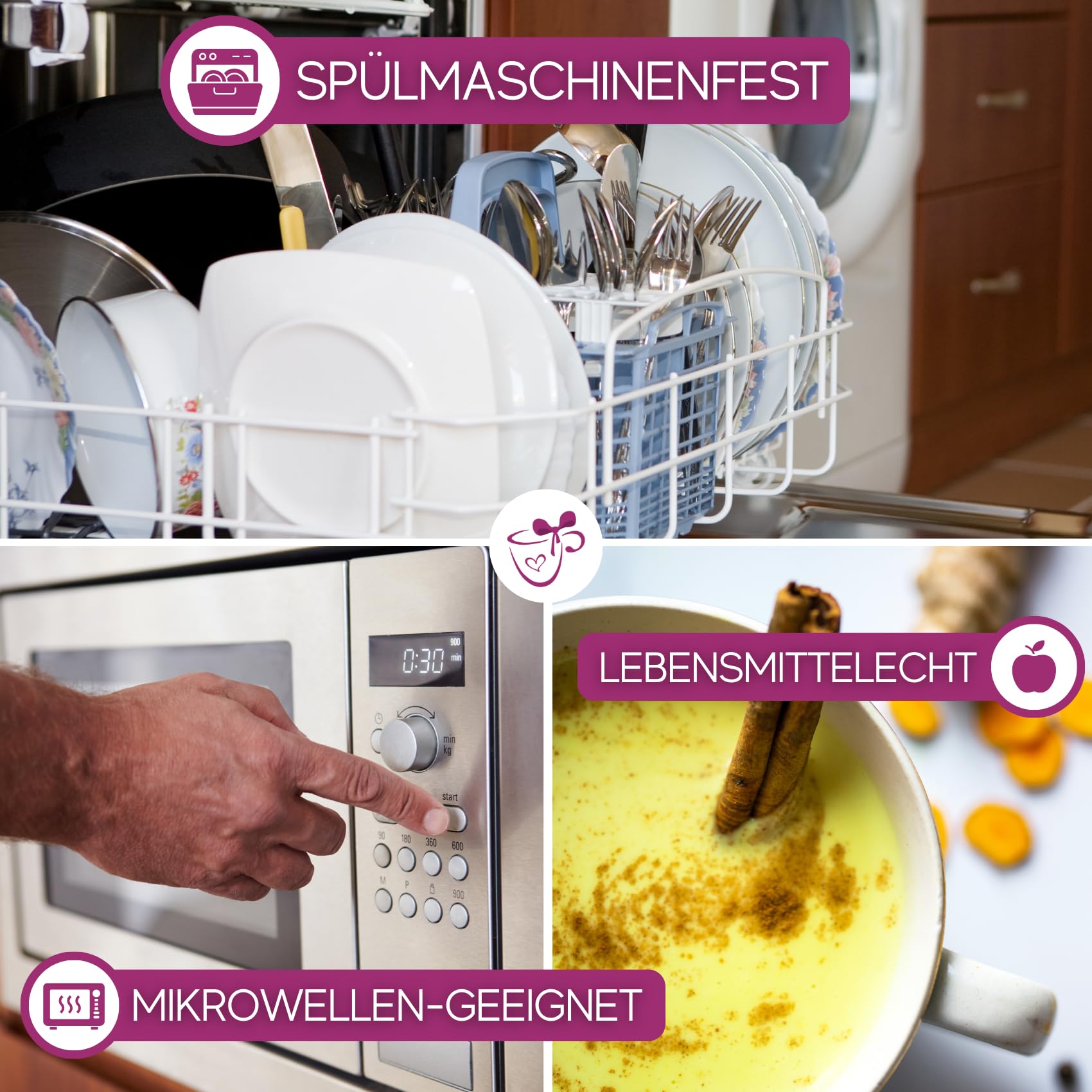 Swiftea Personalisierte Keramiktasse Mit Namen – 330 Ml, Beidseitiger Druck, Spülmaschinen- & Mikrowellengeeignet