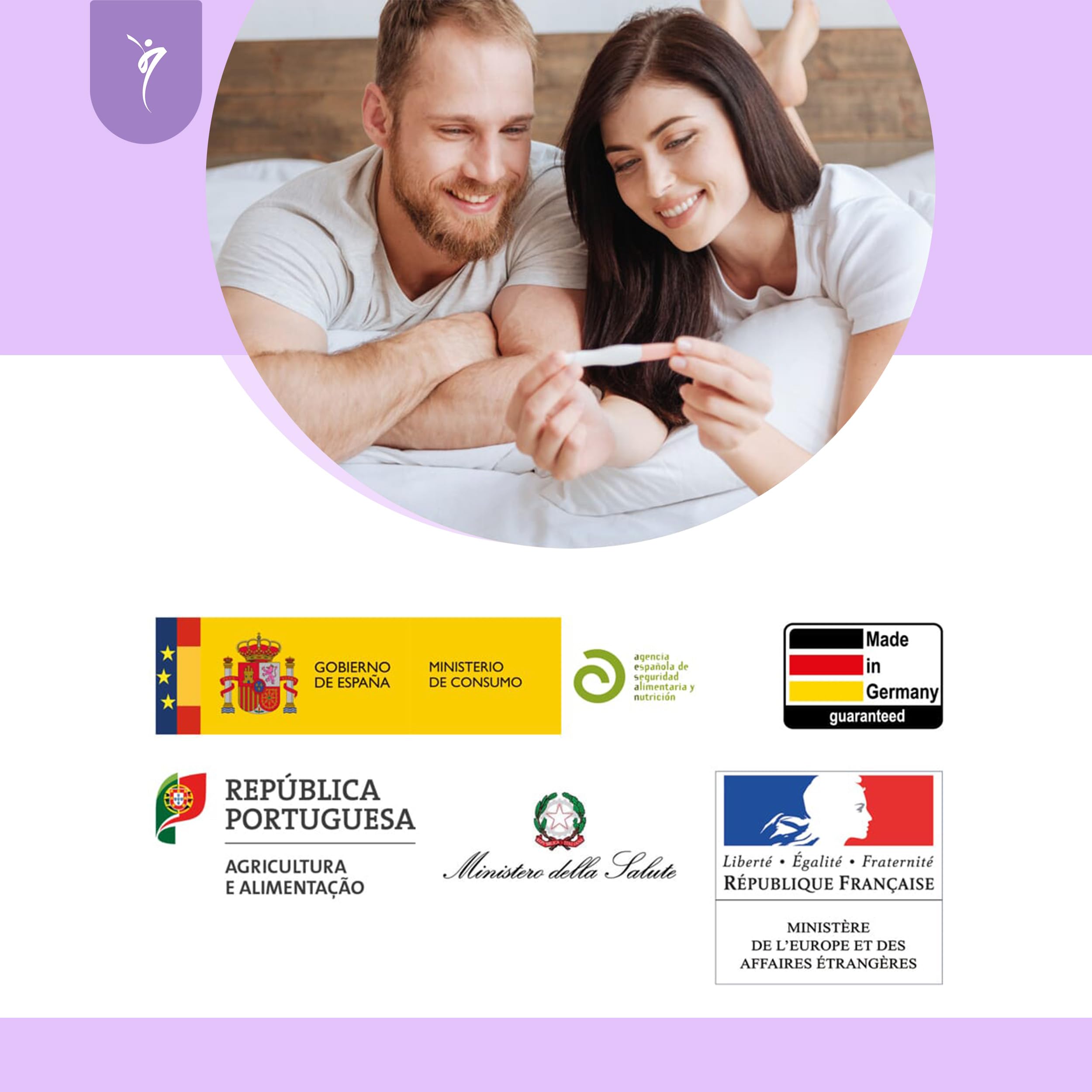 SanaExpert Natalis – Complément Alimentaire Prénatal pour Femmes – Avec acide folique, fer, DHA, vitamines et minéraux essentiels – 90 capsules – Fabriqué en Allemagne