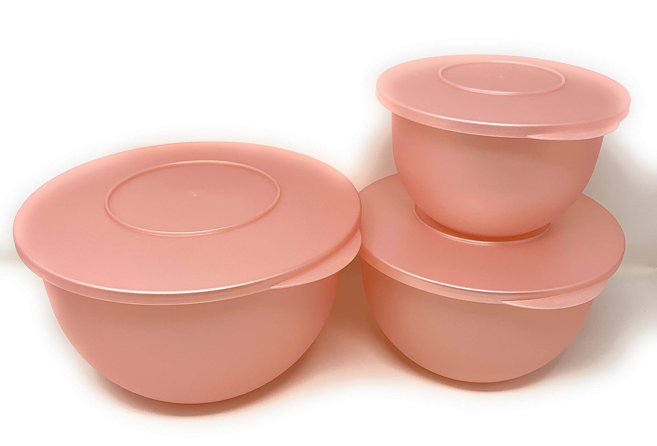 Tupperware Impressions Classic Bowl Set Spring Color NEW