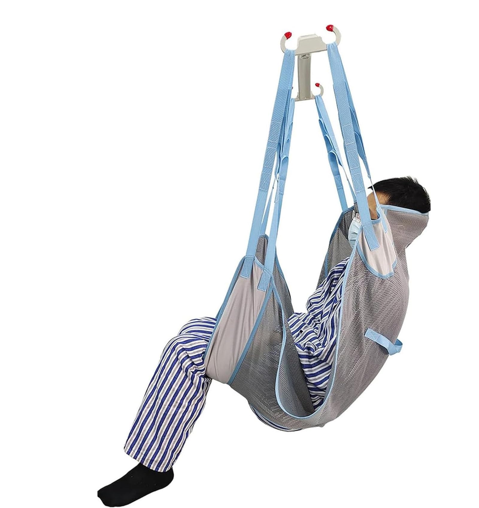 CEEBUS Arnés universalconfort Eslinga Universal de Cuerpo Entero con Abertura para Inodoro, Eslinga de Tejido de Malla para traslado y baño, para Ancianos discapacitados (Size : XL)