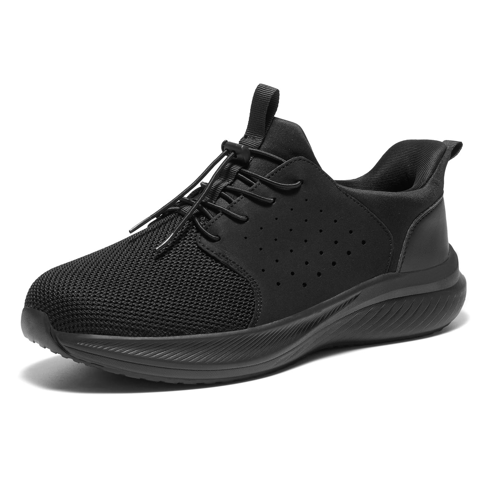 HEEZ Zapatillas de Deporte Slip On Zapatillas Running Hombre Ligeros Transpirables Caminar Bambas Casual Gimnasio Fitness Gym Atlético Trekking Tenis Asfalto Trabajo Sneakers