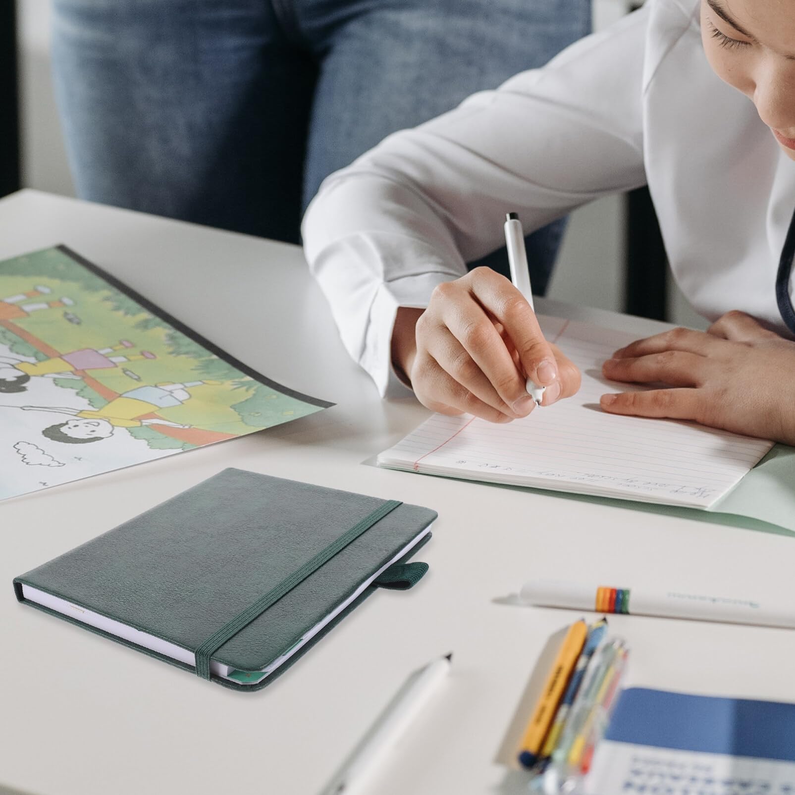 Icône De Carnet Dadresses Noir Et Blanc Isolée Sur Fond Blanc Ordinateur Gm1286379367 382907530