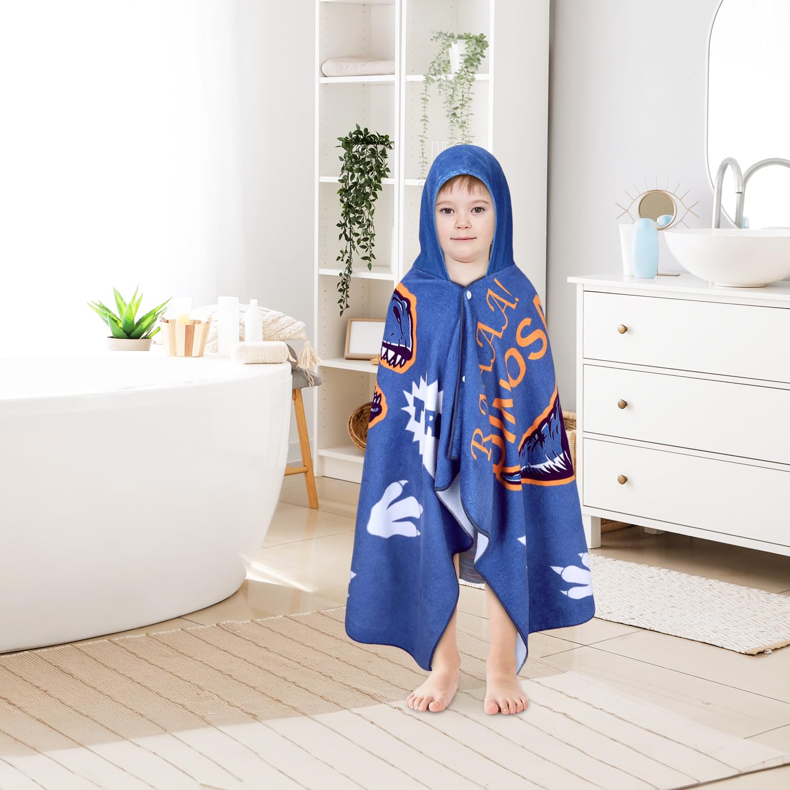 Hivia 90 * 90CM Accappatoio Neonato-100% Cotone Asciugamano Neonato,Asciugamano da Bagno con