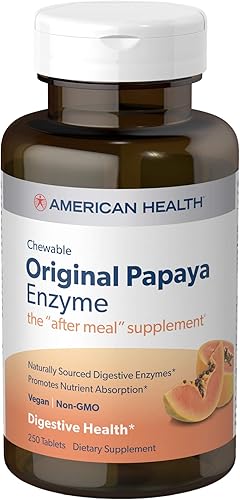 American Health tabletas masticables de enzima original de papaya 043562 Valor no encontrado 1 1