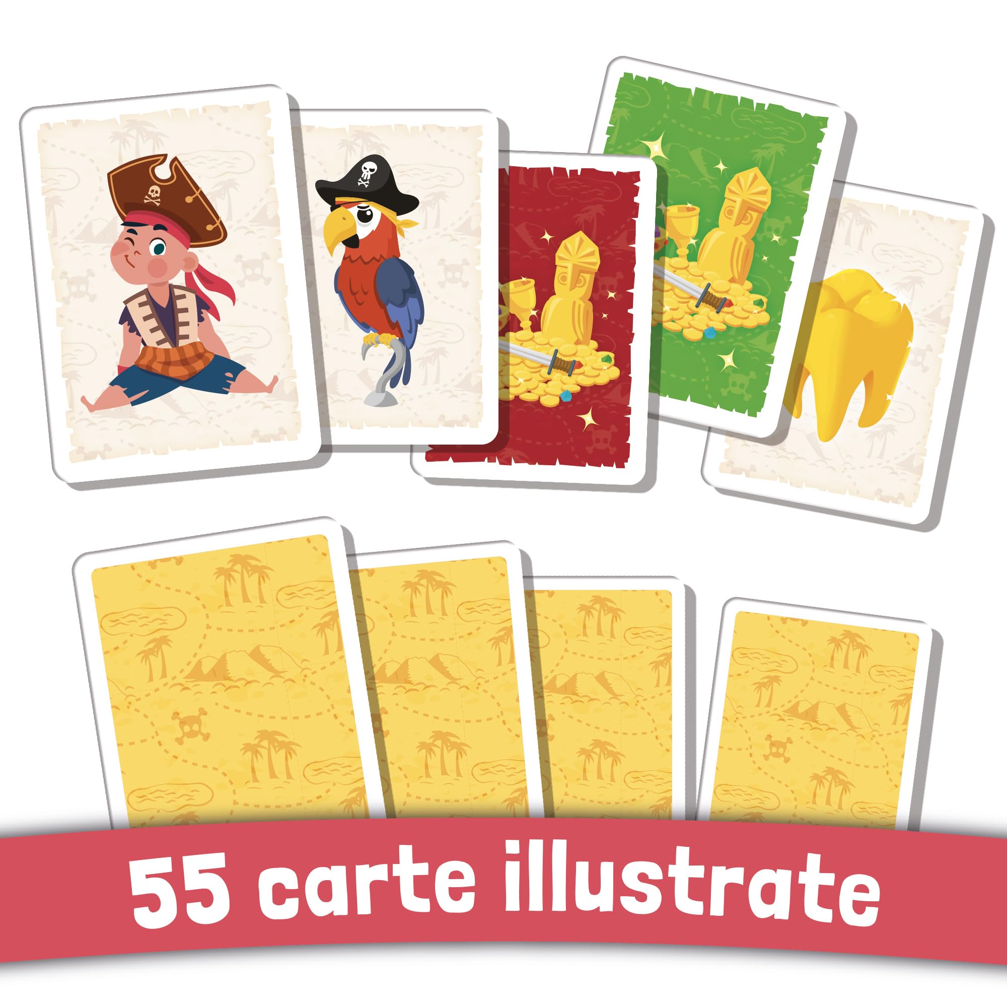 Liscianigiochi- Ludoteca Le Carte dei Bambini all'arrembaggio, 106035, Multicolore