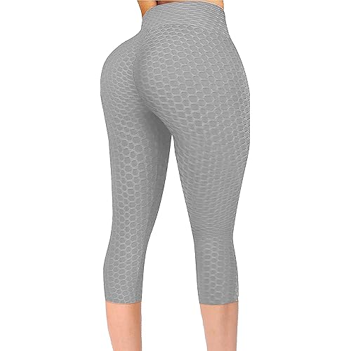JGS1996 Butt Lifting Leggings for Women Tummy Control Workout Yoga Pants High Waisted Scrunch Booty Gym Tights