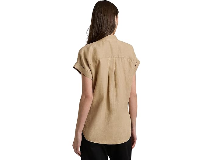 Linen Dolman-Sleeve Shirt - Image 1