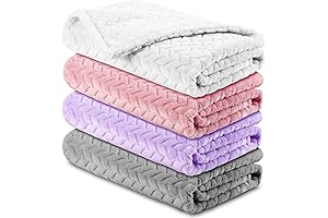 4-Piece Baby Blanket Flannel: Ultra-Cozy Essential for Your Little One