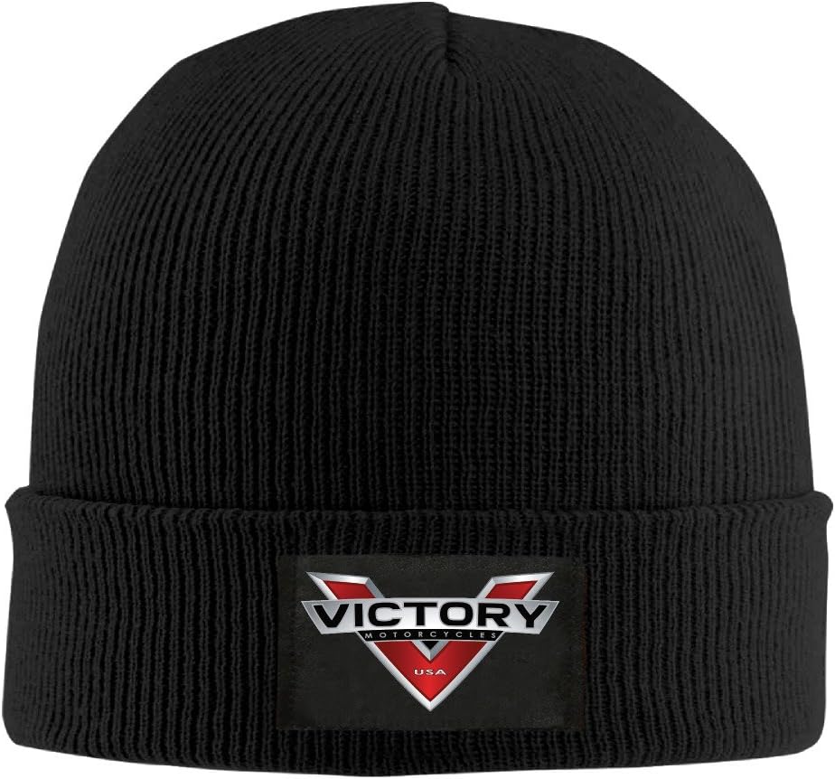 MEHEN Hat Victory Motorcycles Logo Beanie Cap Black