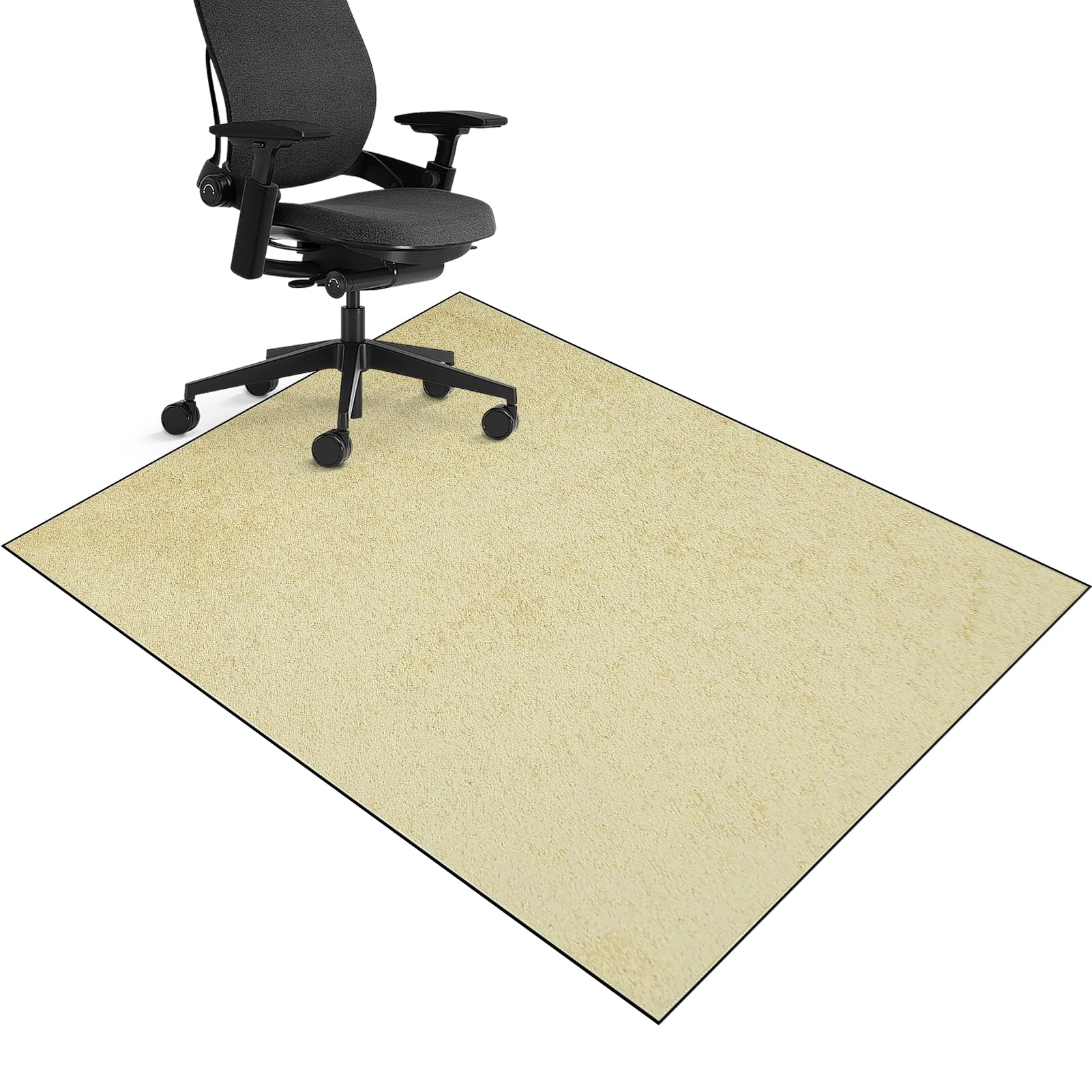 Computer Chair Mat for Carpet, 60 x 70 cm Floor Protection Chair Mat for Hard Floors, Gaming Chair Mat for Carpeted Floor, Desk Chairmats Protector Rug, Floor Protection Mat for Work, Home, Gaming
