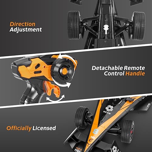 Miniatura 3 de MIEBELY Auto a control remoto  114 a escala 114 auténtico auto de carreras McLaren NEOM Formula Rc, juguetes de 2.4 GHz, 3.7 V 500 mAh, modelo de