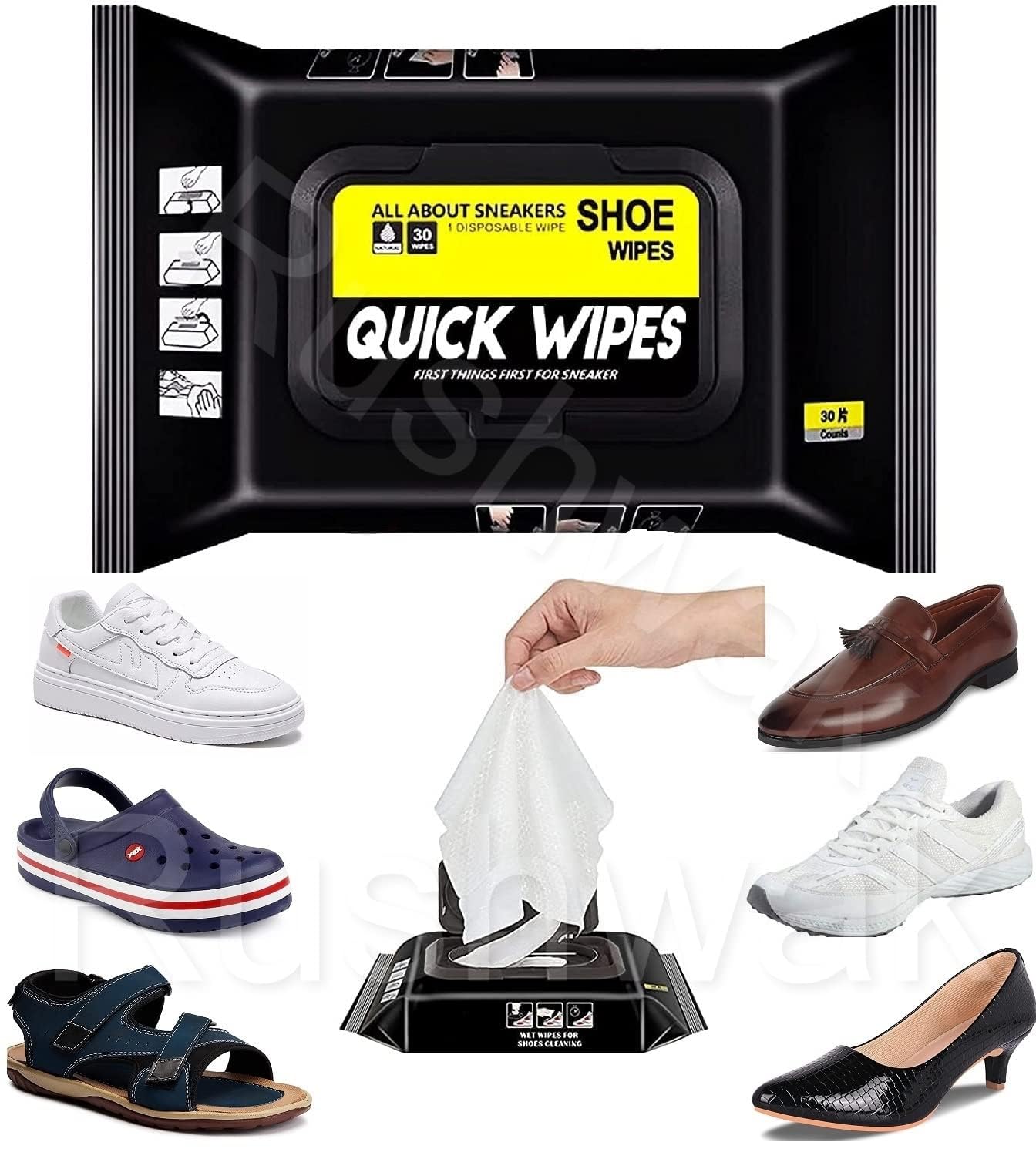 - Ecomercekart 80 Pieces White Shoe Cleaning Wet Wipes Fast Scrubbing Shoes Cleaning Tissue, Sneakers Non-Woven Detergent Quick Wipes Disposable Travel Portable Removes Dirt, Stains, Natural (1 Pack) (B0C91DPZHC) Amazon Price History, Amazon Price Tracker