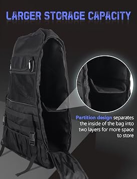 Roll Bar Storage Bag with Multi-Pockets