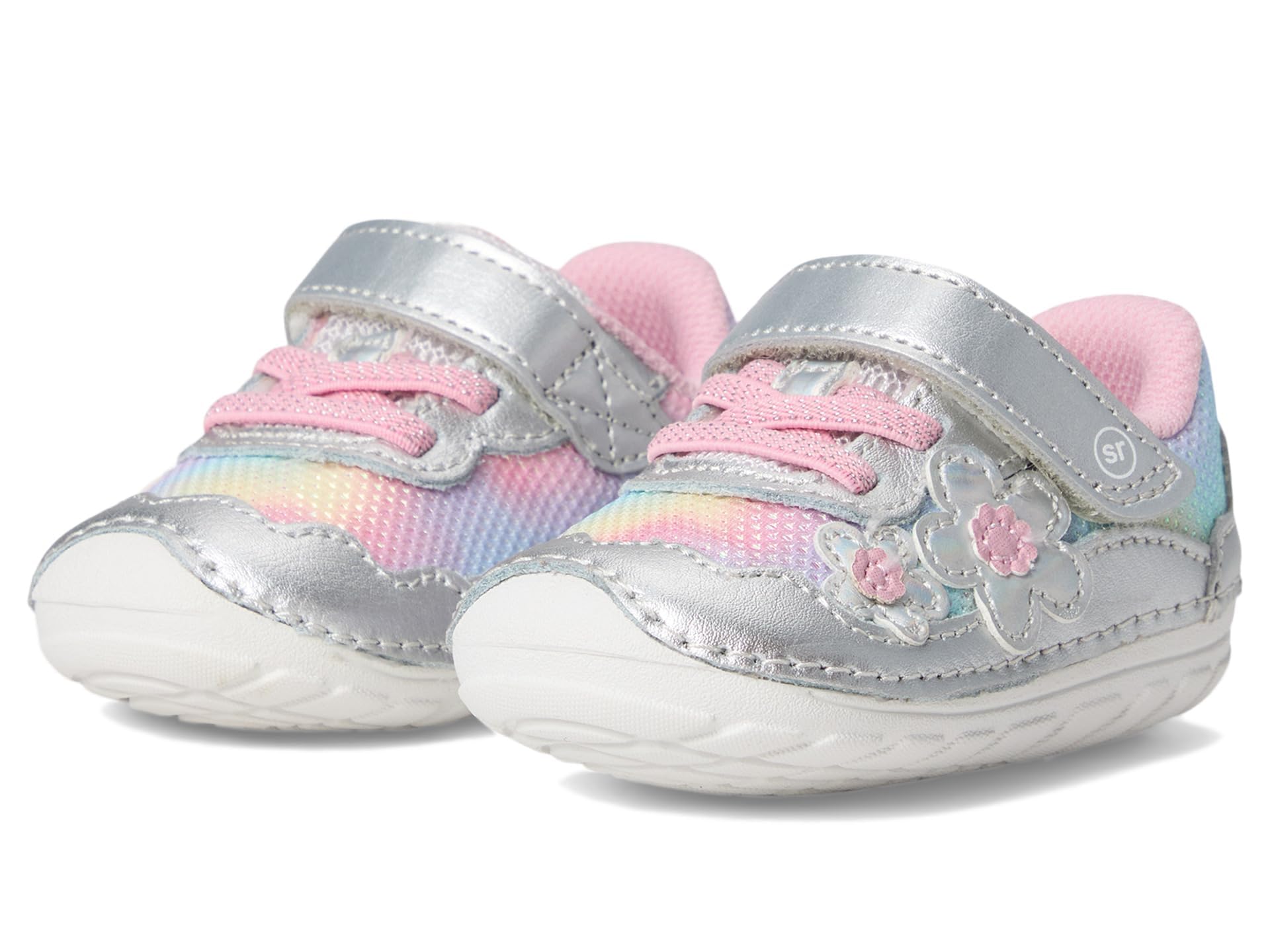 Stride Rite Baby SM ROSA Sneaker, Rainbow, 3 US Unisex Infant