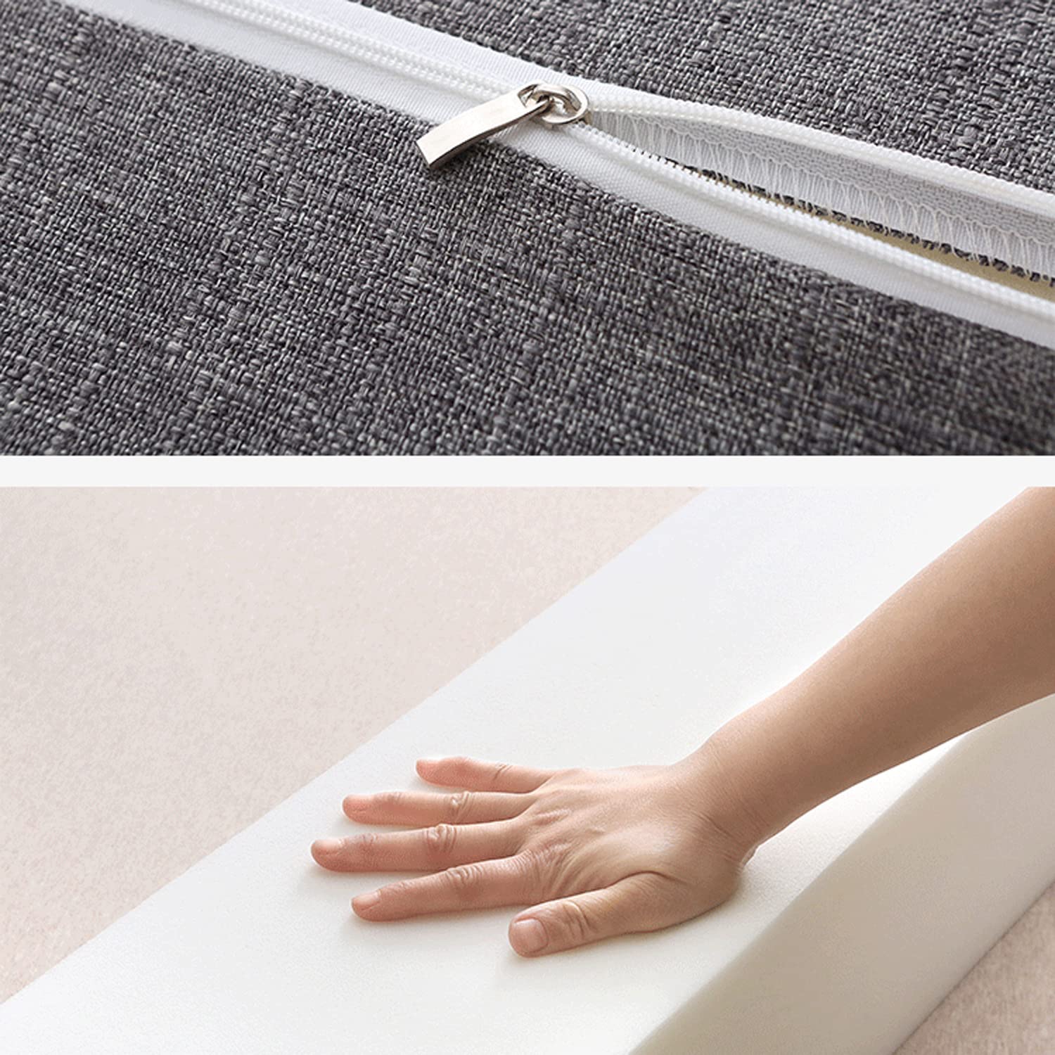 Custom Bed Gap Filler, Soft Comfy Bed Bridge Personalised Size Bed Mattress Filler, Thick Headboard Gap Filler, Sofa Armrest Support Cushion