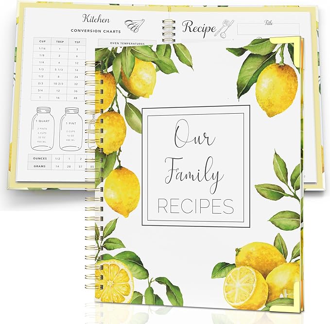 Amazon.com: Recipe Book To Write In Your Own Recipes - Blank Family ...