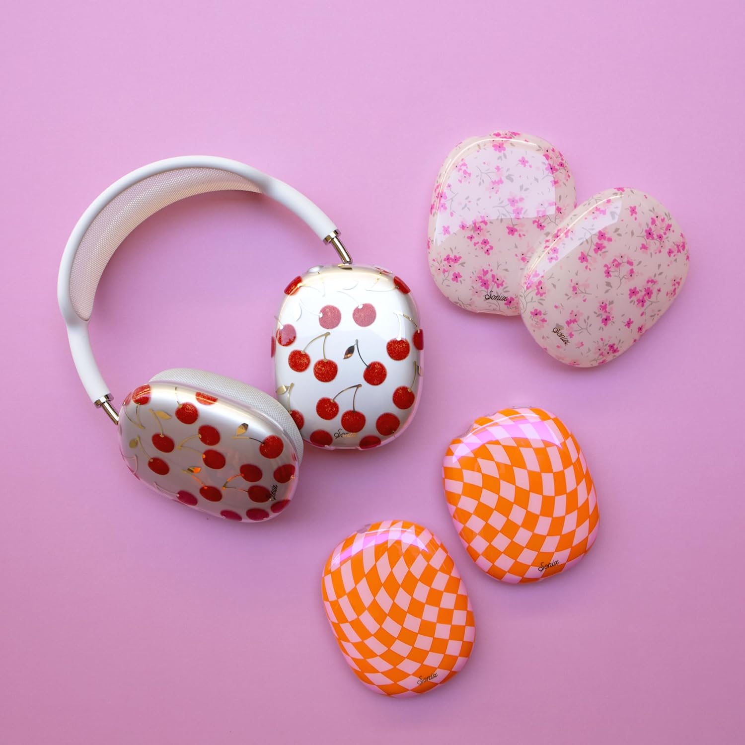 Sonix Case Cover for AirPods Max - Cottage Floral Pink