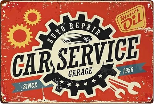 CXHDSY Auto Repair Posters Funny Retro Metal Sign Wall Decor 8x12 Inches Wall Art For Home Bedroom Game Room Doors Internet Bar Games City Shops Man disponible en Yaxa Guatemala