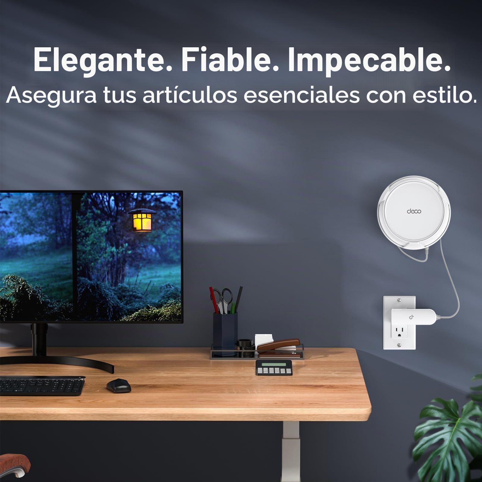 XLTTYWL Deco - Kit de montaje en pared WiFi 7, Deco BE23/BE25/BE3600/BE5000, soporte de montaje en enrutador optimiza el espacio y la gestión de cables para TP Decos 7 sistema Wi-Fi de malla WiFi 7 de