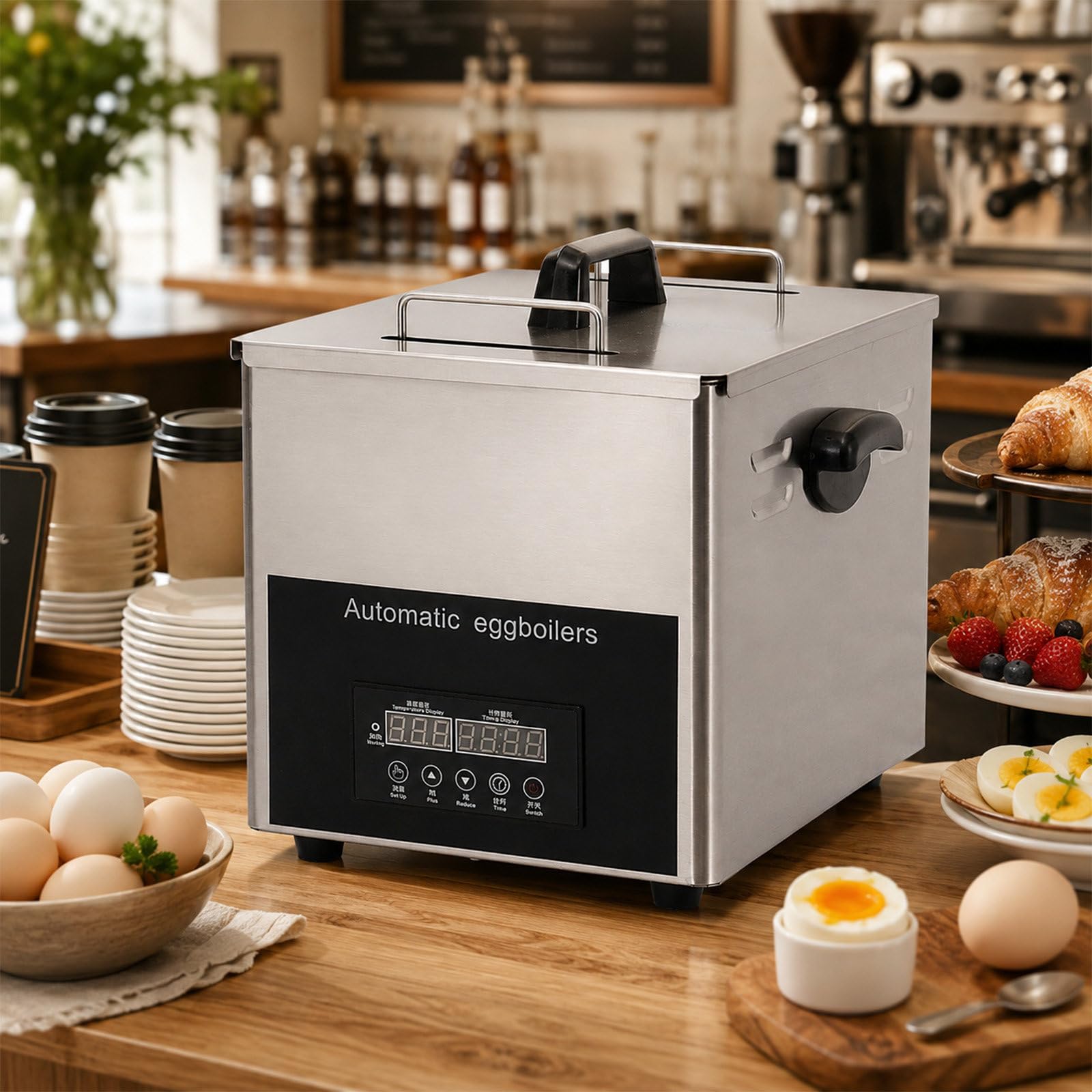 Cuociuova Elettrico 2600W, 50+ Uova | Hotel Buffet & Catering