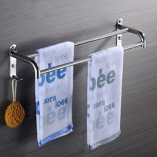 Bathroom Towel Rack 304 Stainless Steel Bathroom Towel Rack, Bathroom Bathroom Towel Rack, Double Bathroom Towel Rack, Bathroom Racks Stainless Steel Bathroom Towel Rack (Size : 260cm)