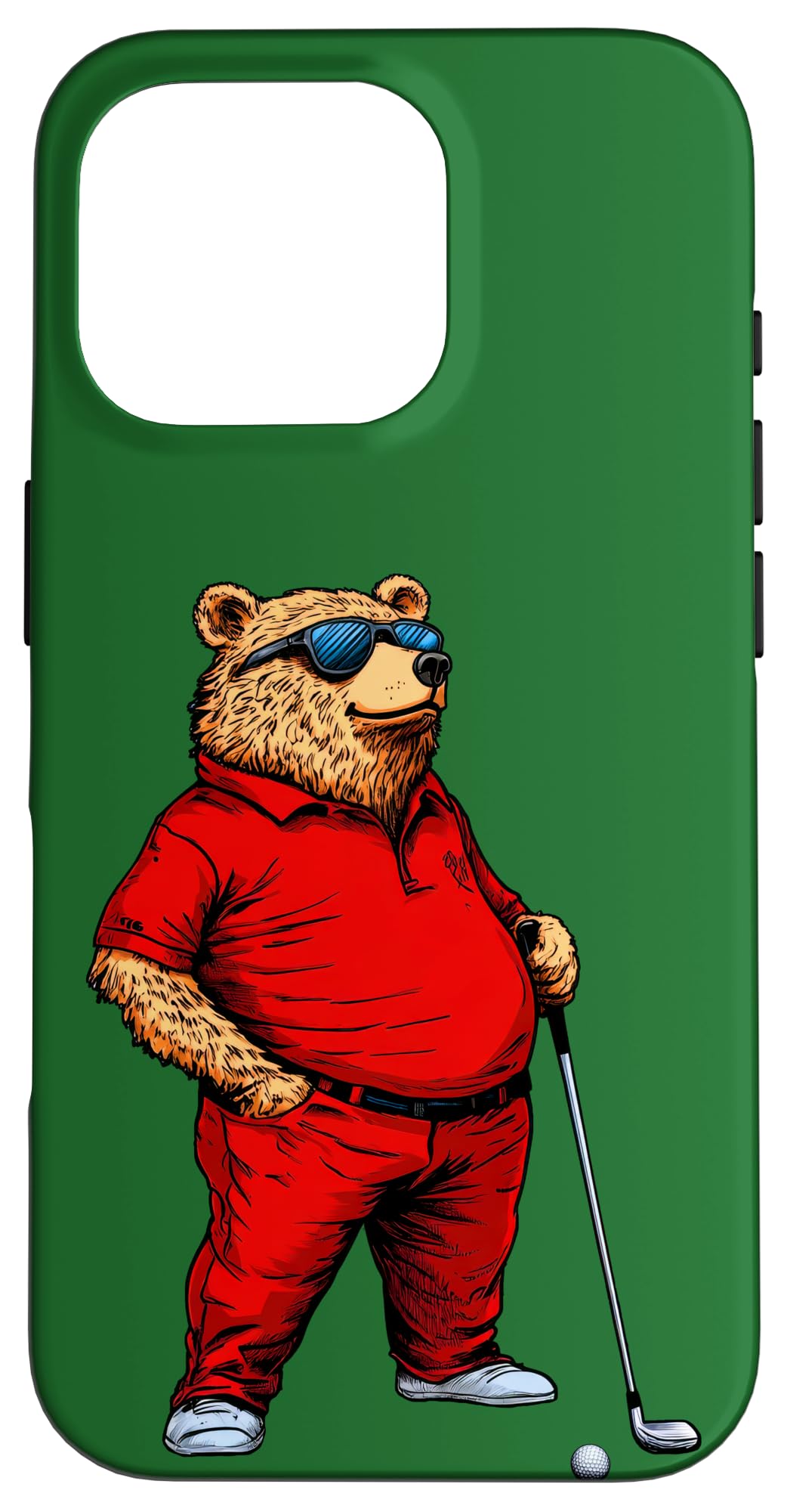 Bears Golfer/Golf Bear Case for iPhone 16 Pro