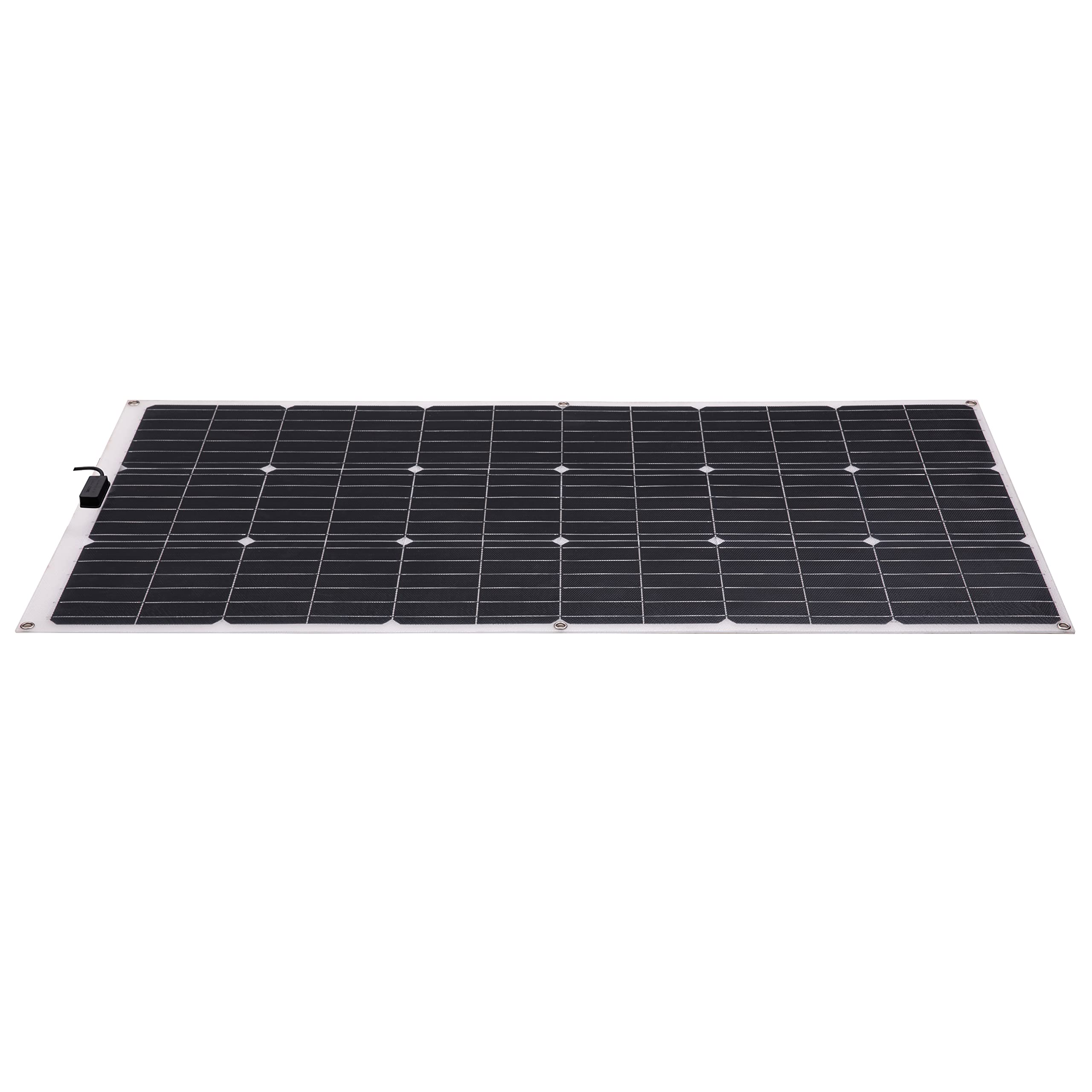 Pannello solare flessibile Technaxx da 100W - Facile installazione ed ideale per campeggio, caravan, barca, gazebo, balcone, ecc. - Pannello solare monocristallino TX-208