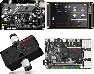 BIGTREETECH SKR Mini E3 V3.0 + BTT Pi V1.2 + TFT35 SPI V2.1 + SFS V2.0 Kit for FDM 3D Printer Upgrade Klipper Firmware for Ender-3, Ender-3 V2, Voron 2.4, Most of i3/Core XY 3D Printer