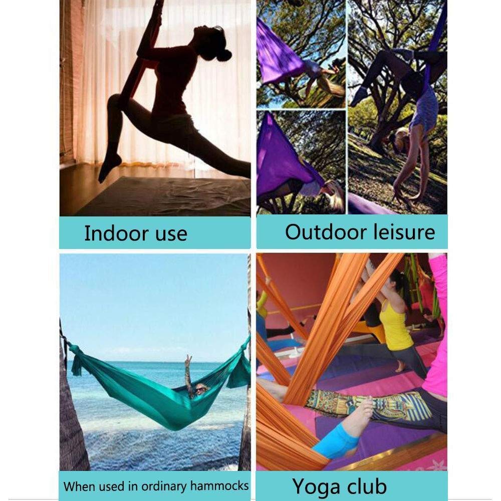 Aerial Yoga Hängematte， Yoga Hängematte Ock Fühlen Sie Sich Weich Inverted Inverted Yoga Stretch Band Dispenser Und Erweiterung Mit 8 Farben Zur Auswahl Geeignet Für Aerial Yoga,Red-250x150cm