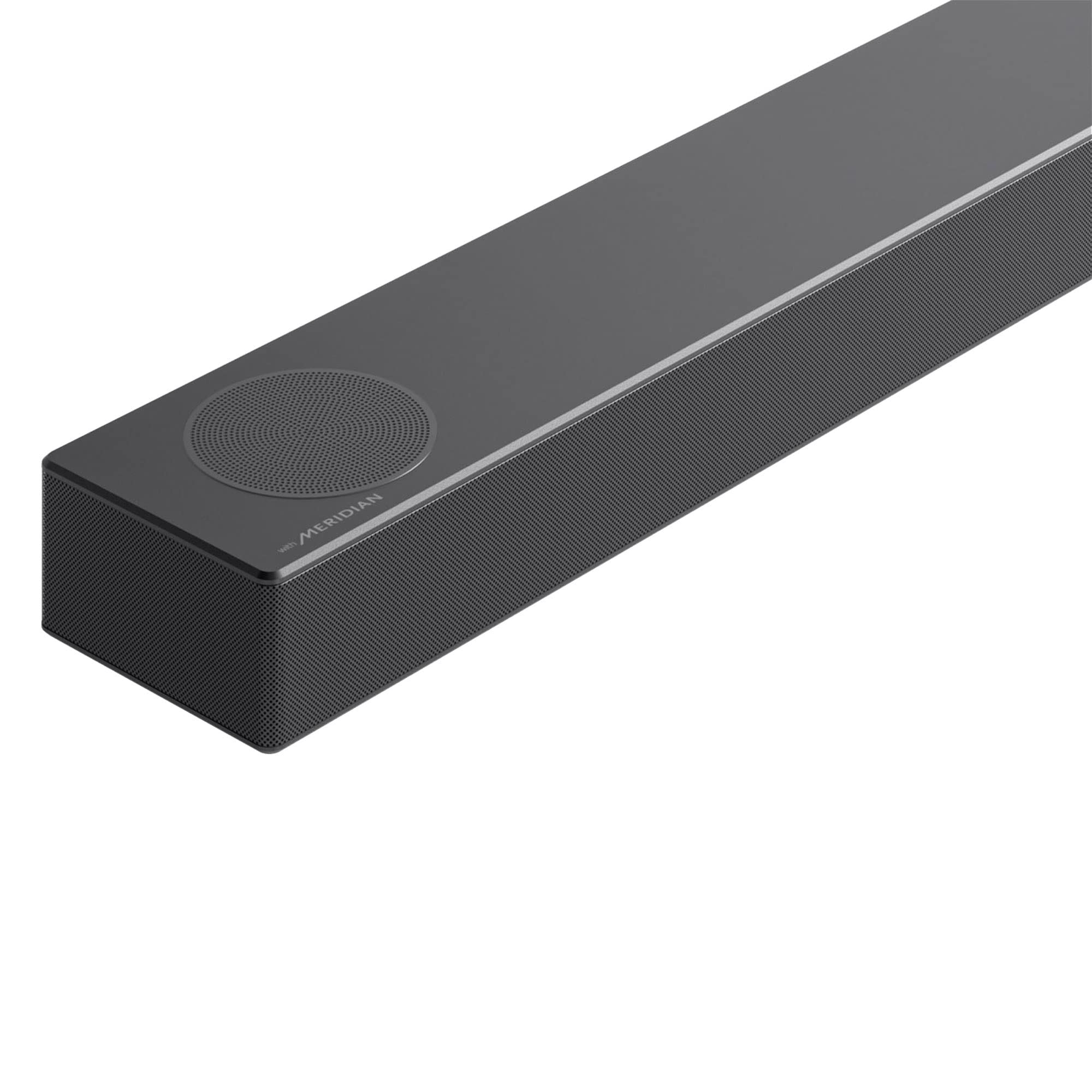 LG S75Q - Barra de Sonido Inteligente, 380W Potencia y 3.1.2 Canales, Doble Altavoz Atmos Vertical. Sonido Envolvente Absoluto Dolby Atmos y DST:X, Hi-Res 24bits/96kHz y Meridian Horizon