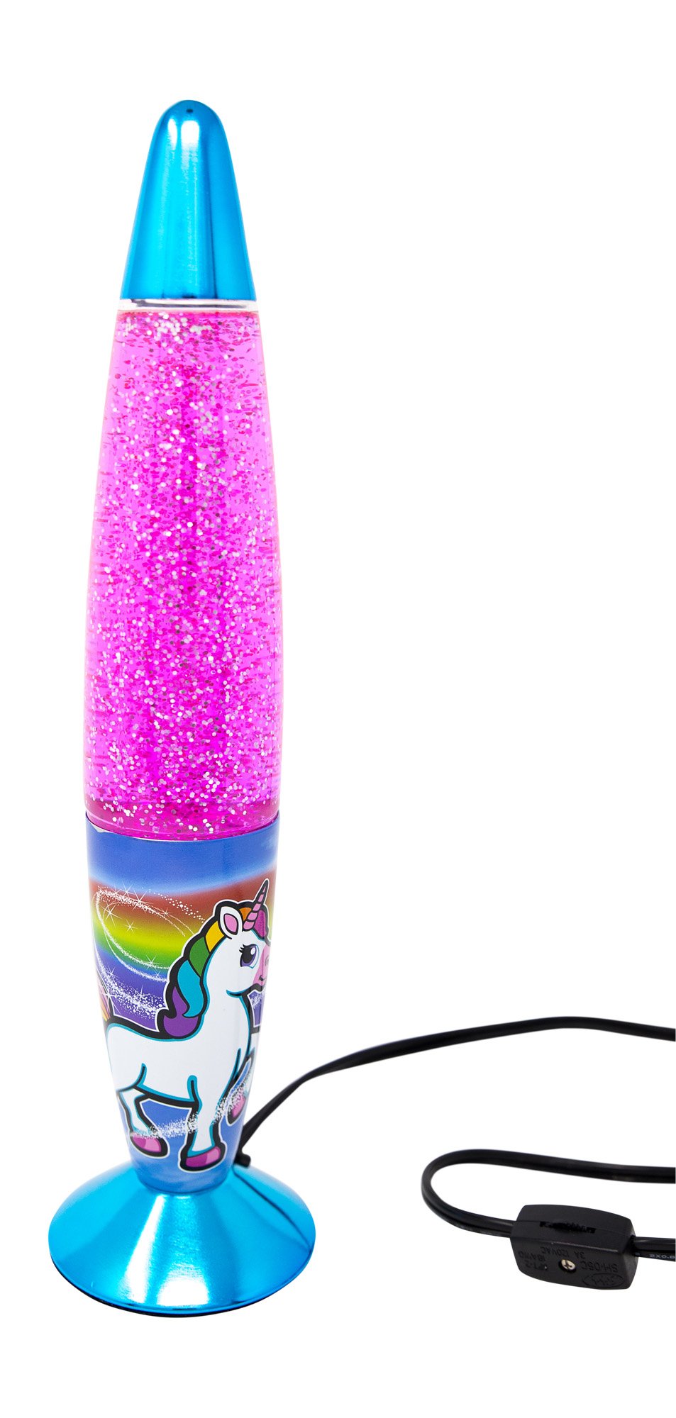 girls glitter lamp
