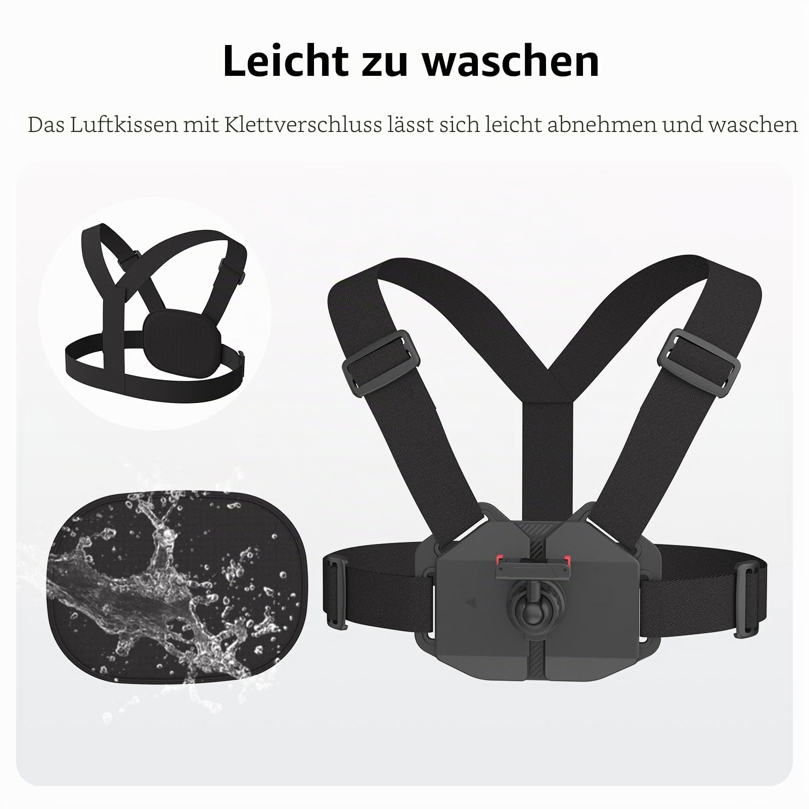 Osmo Action-Brusthalterung, Cross-Body-Gurt, Brustgurt mit magnetischem Schnellverschluss, für DJI Osmo 360 Action 5 Pro 4 3, Fahrrad, Motorrad, Radfahren, Wandern, Zubehör