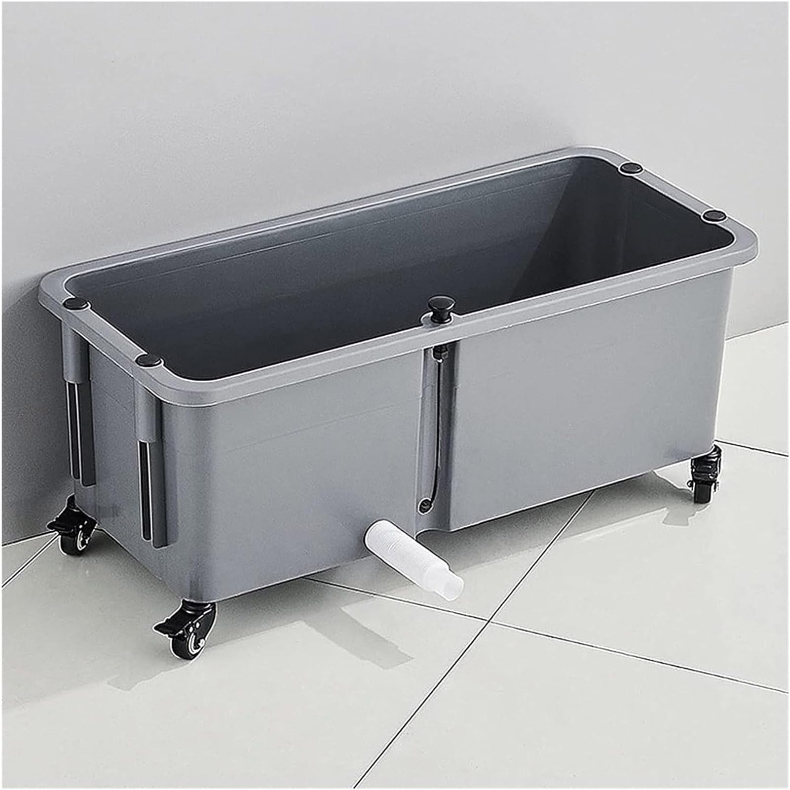 asdchZen Mop Pool Slop Sinks,Mop Sink Commercial Floor Mop Sink For Home Or Hotel Floor Mount Wash Station Service Basin Laundry Tub Slop Sinks For Kitchen Restaurant,