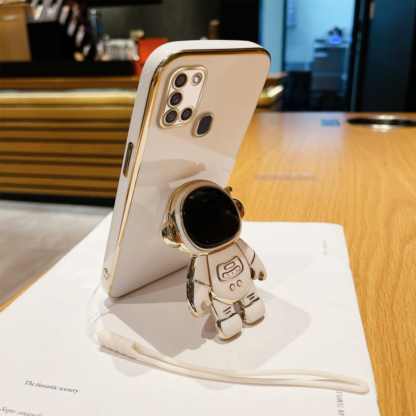 Amazon.com: Tesazxcn for Samsung A21s Phone Case with 6D Astronaut