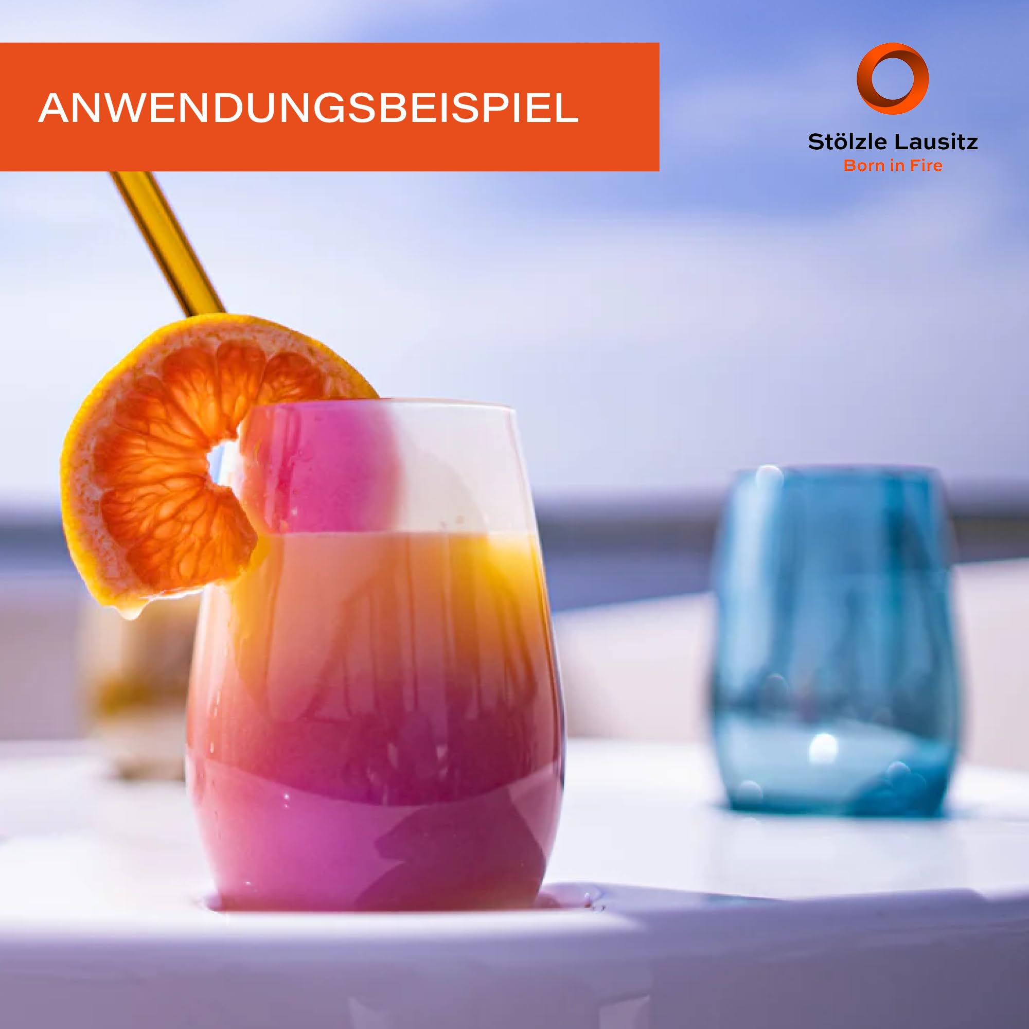 Stölzle Lausitz Mirror Longdrinkgläser Iodin-Weiß 465 ml, 6er-Set | Iodin-weiße Longdrinkbecher in verspiegelter Optik für Wasser, Saft und Cocktails, stoßfest & spülmaschinengeeignet