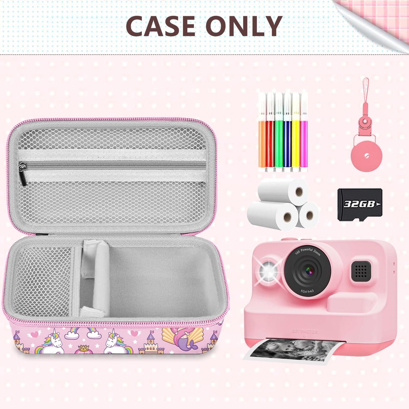 Instant Cameras That Print Photos Kids Cute DIY Instant Print