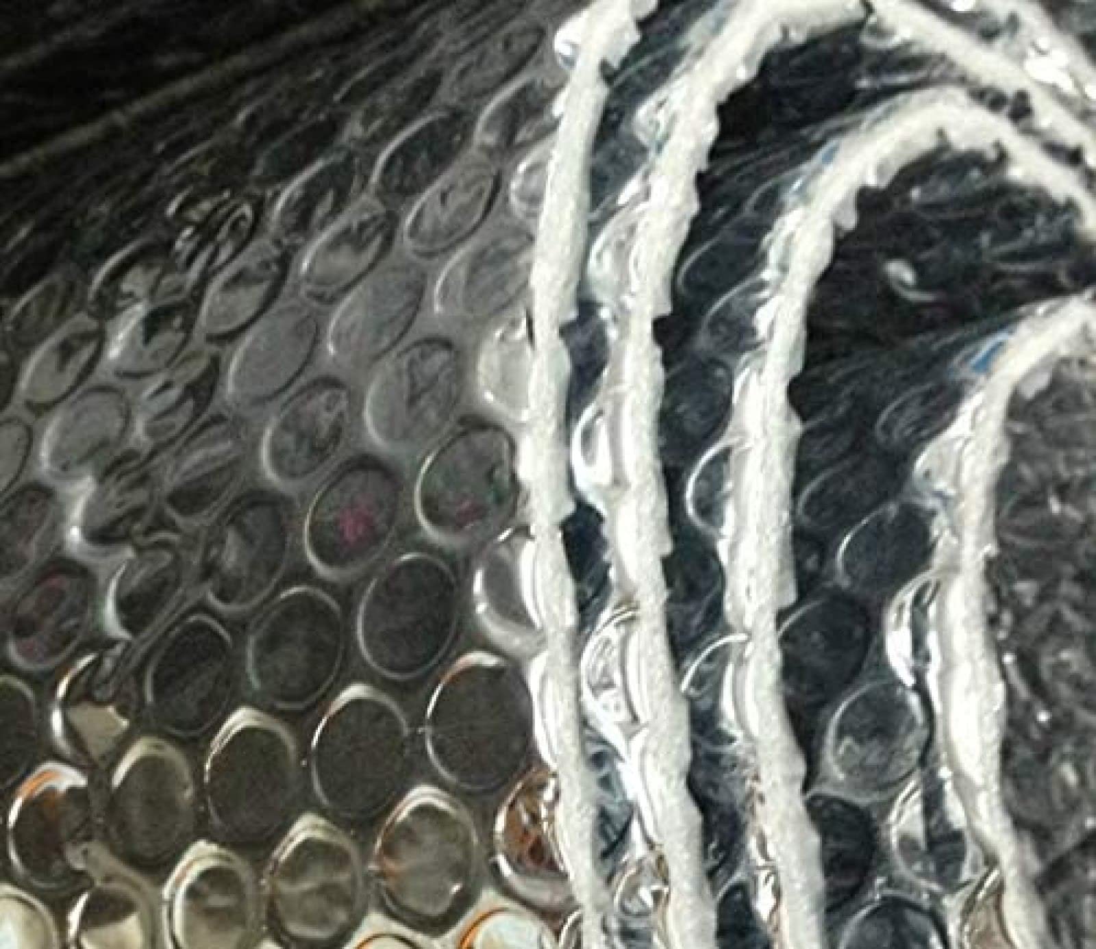 Isolierfolie Isolierrolle Wärmedämmung Aluminiumfolie Membran Reflektierende Folie Isolierung Dampfsperre Für Wand Schuppen Dachboden Tür Boden,1x25m