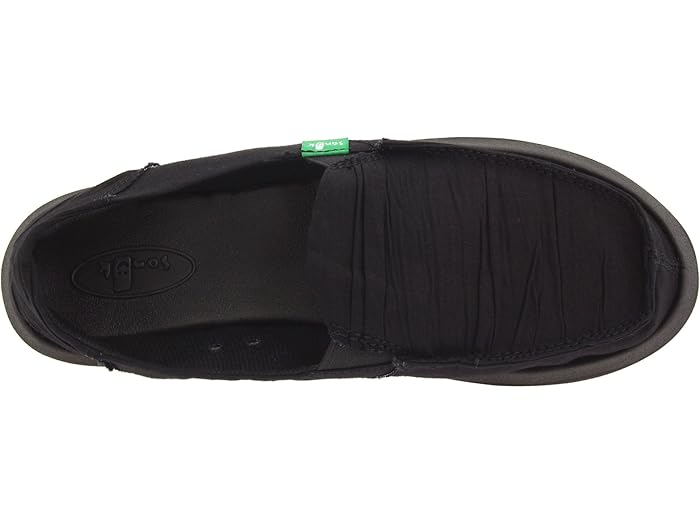 sanuk shuffle black