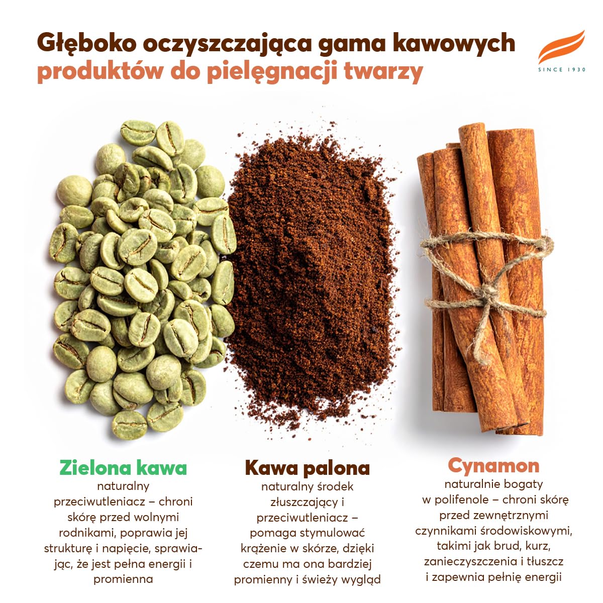 Himalaya Głęboko oczyszczająca maska kawowa z kawą i cynamonem odblokowuje pory, zapewniając bardziej miękką, gładszą i jaśniejszą skórę, 75ml