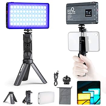 ビデオライト LED 手持ち式 Amazon | LEDオンカメラビデオライト、ポータブル撮影照明