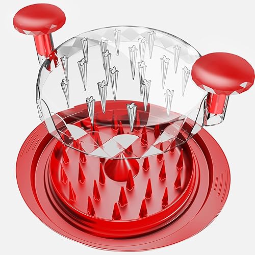 Trituradora de pollo, herramienta grande de trituración de pechuga de pollo de 11 pulgadas con base antideslizante, máquina trituradora de carne,