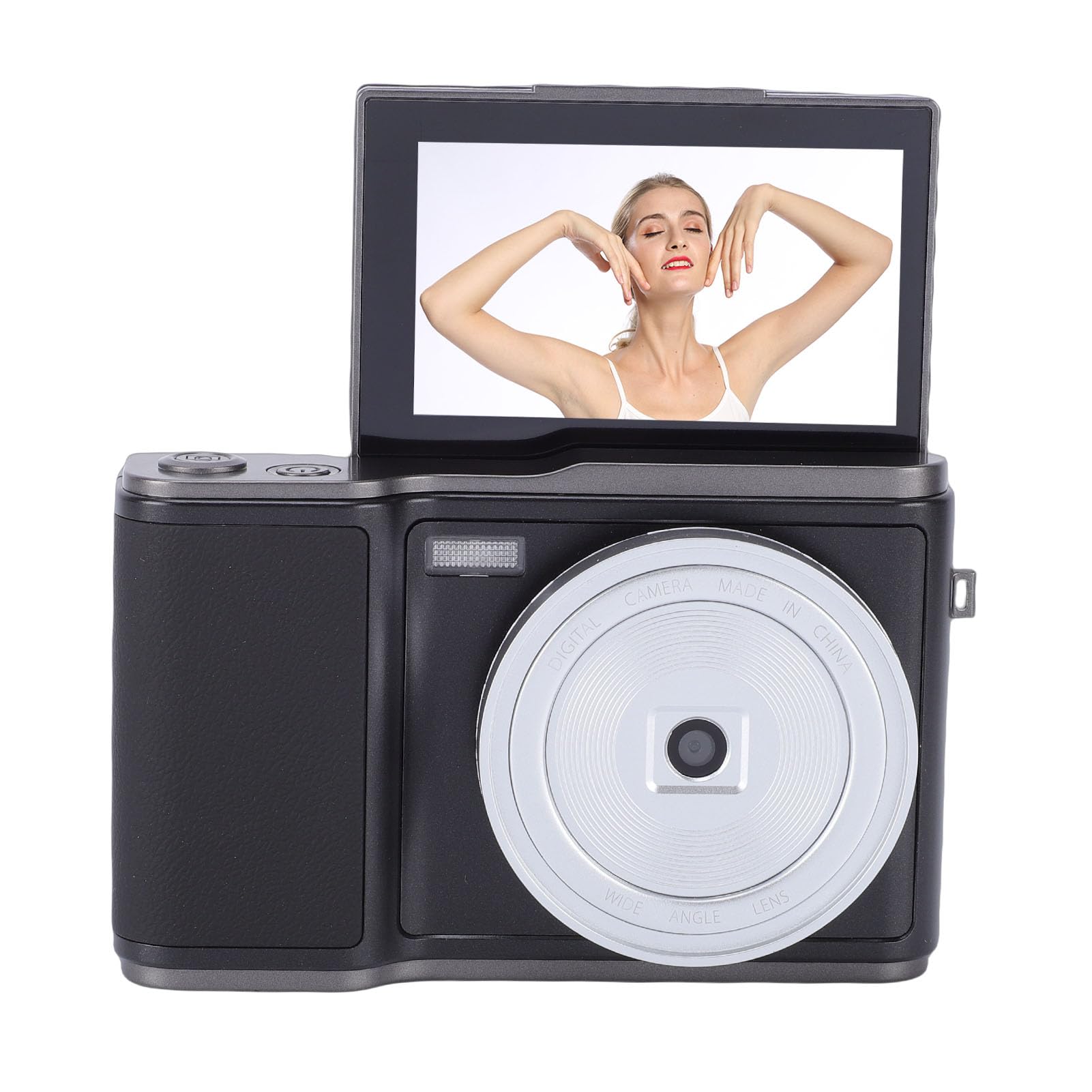 GOWENIC 4K Digital Camera for Photography 48MP Autofocus Vlogging Camera for Video 3 Inch Flip Screen Travel Cameras 18X Zoom Anti Shake Compact Cameras (Black)-picture-26