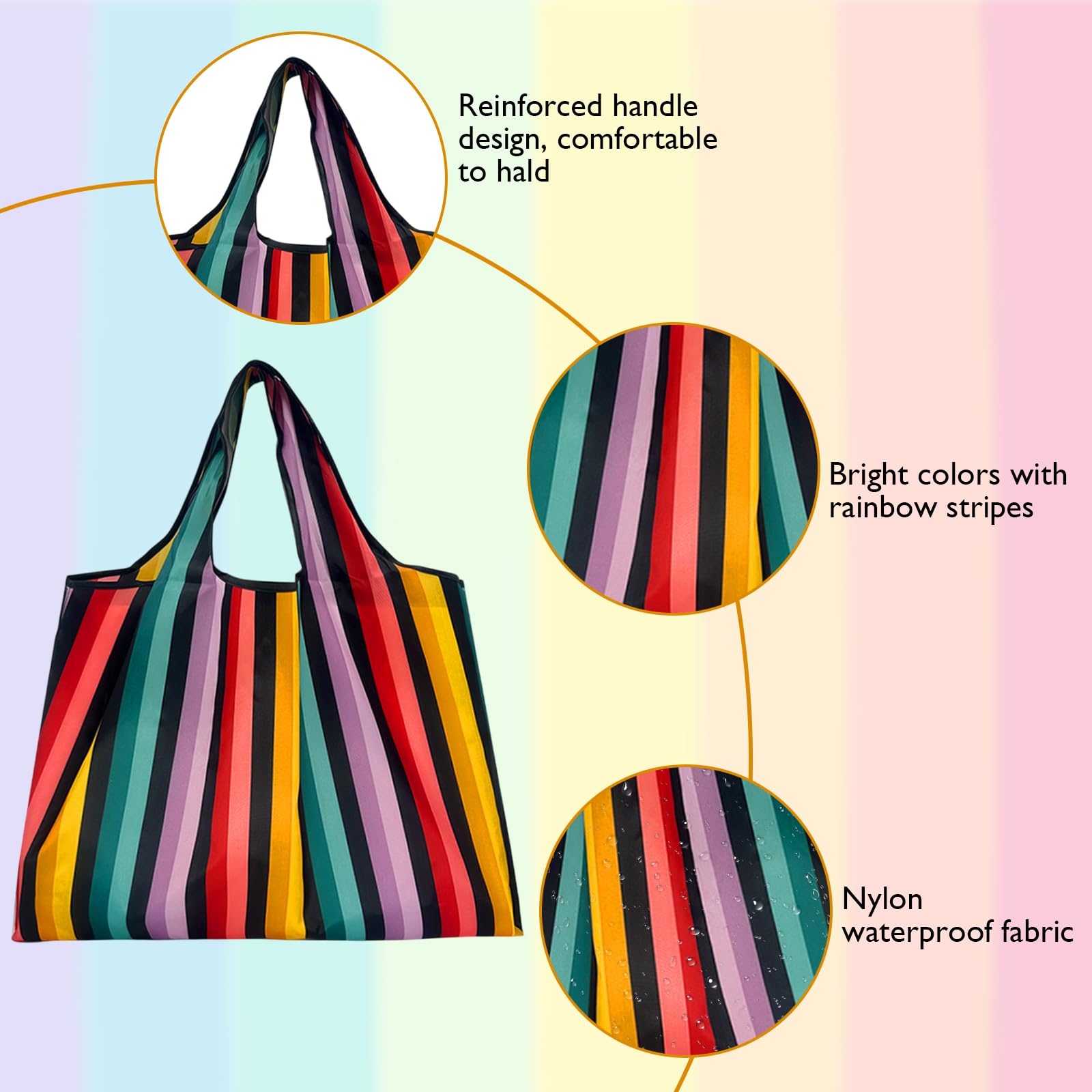 Borse La Spesa Riutilizzabili Borsa Pieghevole In Nylon Con Custodia Borsa La Spesa Portatile Ed Ecologica La Casa E Il Supermercato Da 0,79 € | DHgate