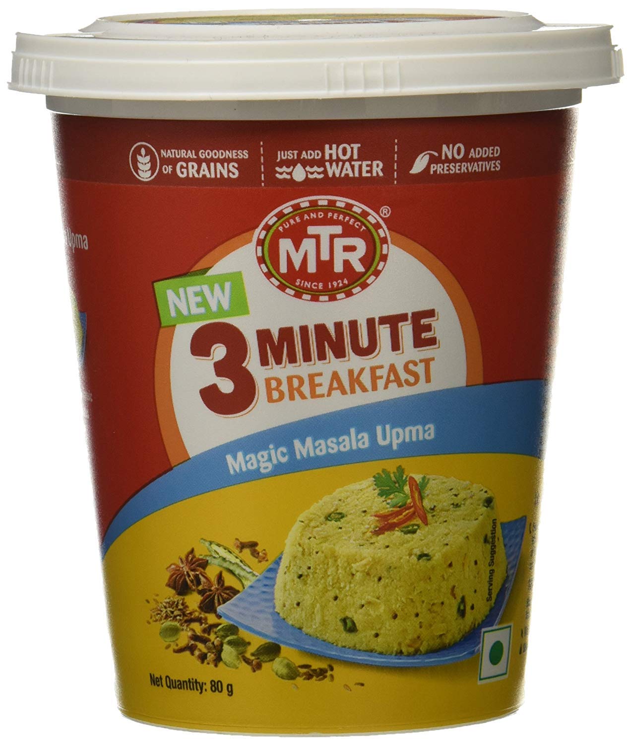 Mtr 3-Minutes Breakfast Magic Masala Upma, 80 G