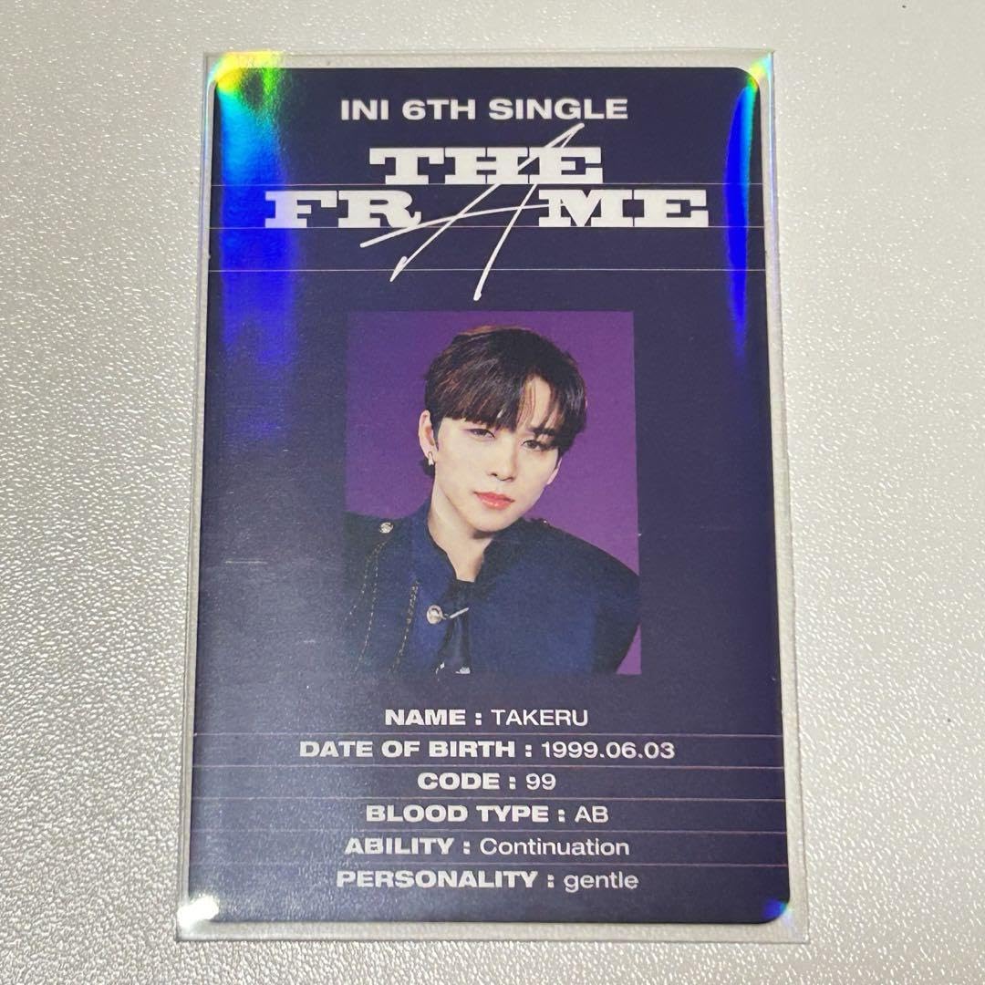 INI 6TH SINGLE『THE FRAME』3形態セット 後藤威尊 INI 6TH SINGLE『THE FRAME』3形態セット 後藤威尊 THE FRAME＜3形態