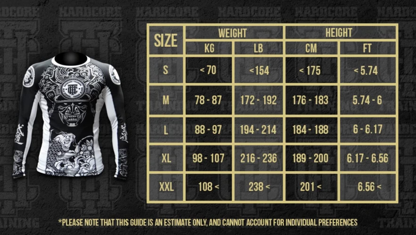 Hardcore Training Rash Guard Mężczyźni Kompresja Koszulka Długi Rękaw BJJ MMA No-Gi Obcisła Grappling Boks (DE/NL/SE/PL, Alfa, L, Regularny, Regularny, czarny/szary/czerwony)