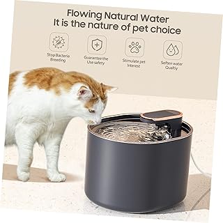 HAPINARY Fonte De Água Para Animais De Estimação Dispensador De Água Com Filtro Fontes De Água Para Gatos Bebedouro Para Cães Dispensador De Água Pequeno Dispensador De Água Para Animais