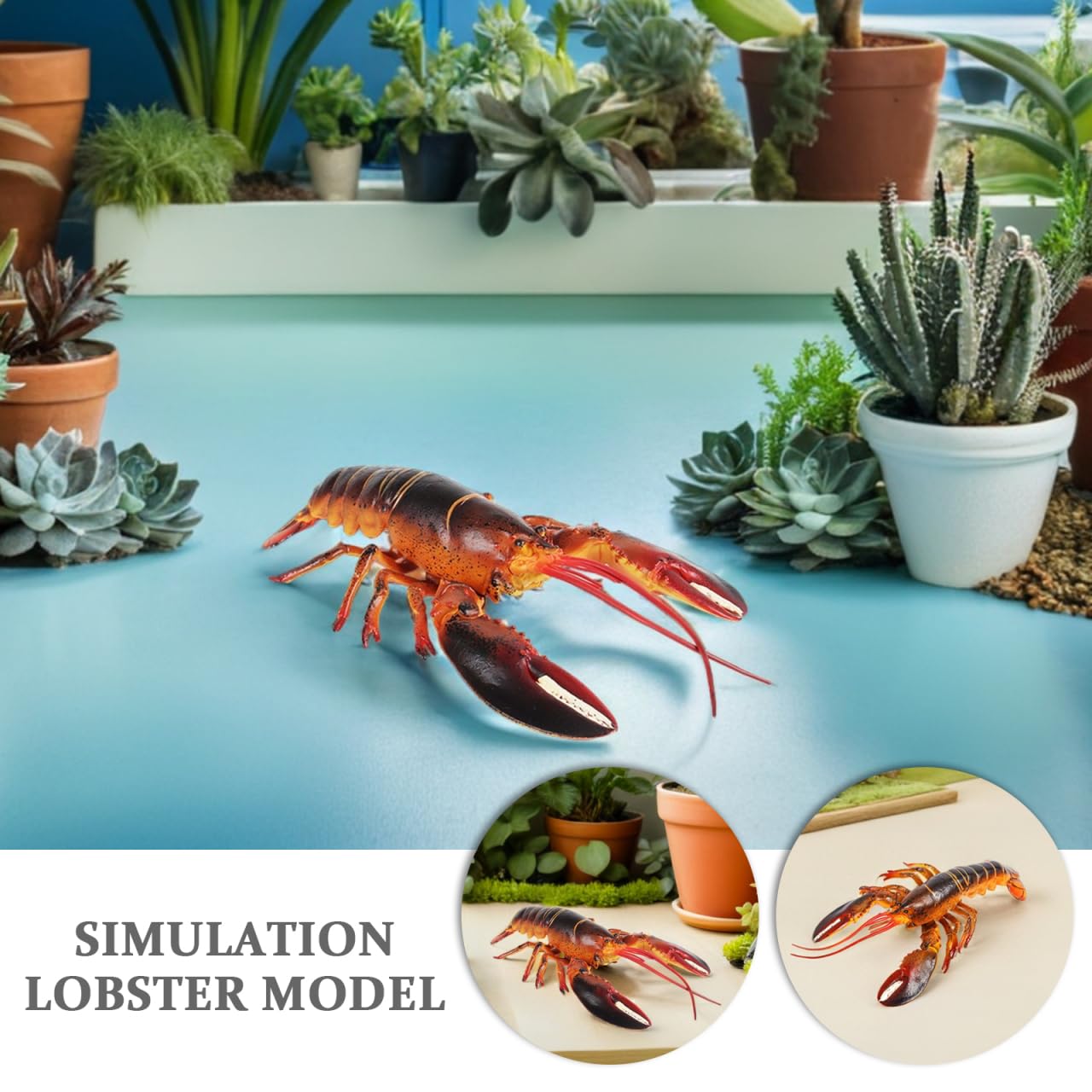 BESPORTBLE Realistic Lobster Model Artificial Lobster Figurine for Educational Use Aquarium Decoration and Home Decor Lobster Simulation - Image 3