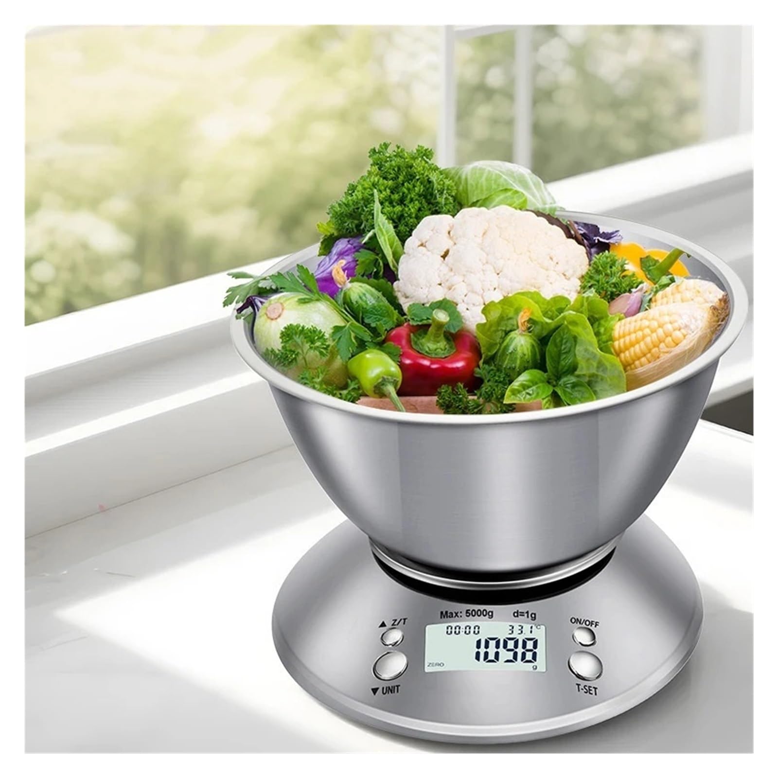 Báscula digital, Báscula de cocina digital profesional acero inoxidable for alimentos